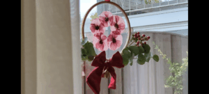 christmas poppy wreath